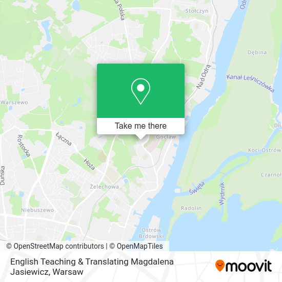 English Teaching & Translating Magdalena Jasiewicz map