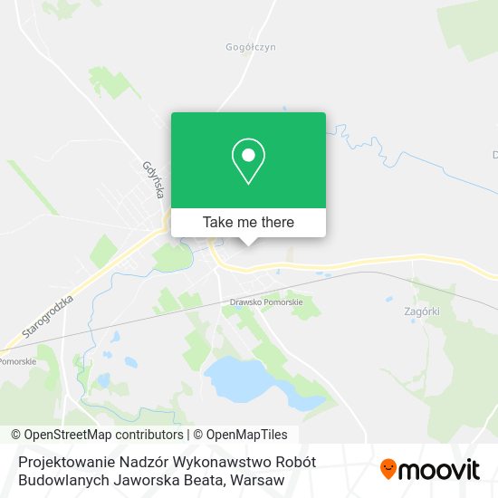 Projektowanie Nadzór Wykonawstwo Robót Budowlanych Jaworska Beata map