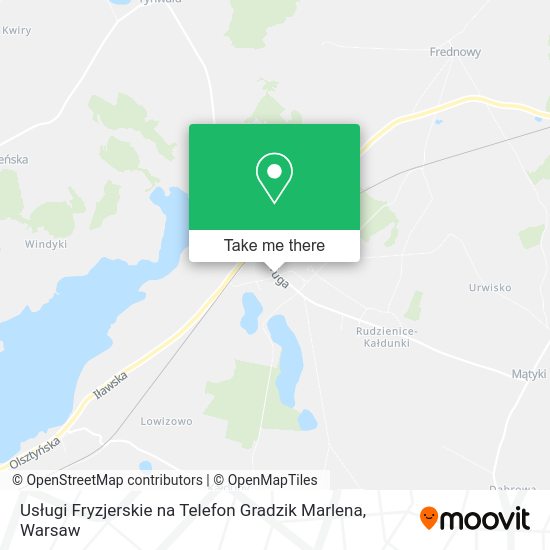 Usługi Fryzjerskie na Telefon Gradzik Marlena map