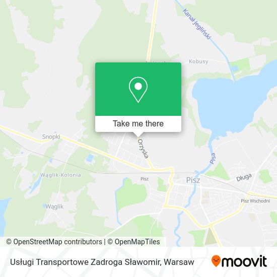 Usługi Transportowe Zadroga Sławomir map