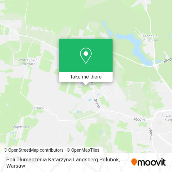 Poli Tłumaczenia Katarzyna Landsberg Połubok map