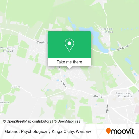 Gabinet Psychologiczny Kinga Cichy map