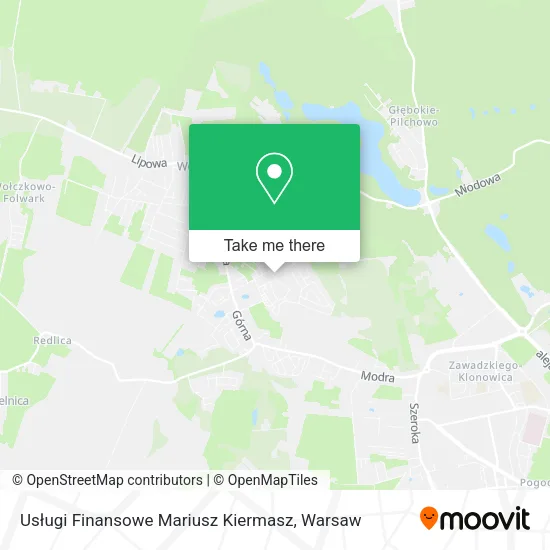 Usługi Finansowe Mariusz Kiermasz map
