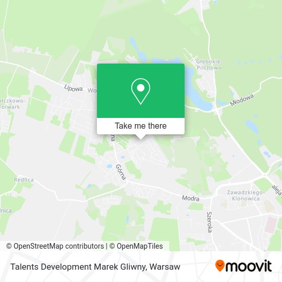 Talents Development Marek Gliwny map