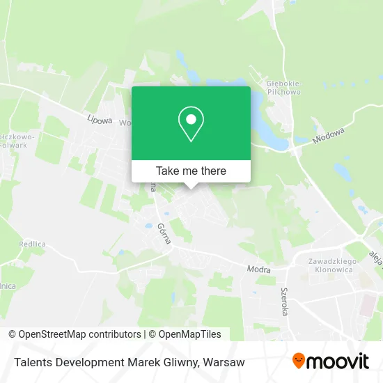 Talents Development Marek Gliwny map