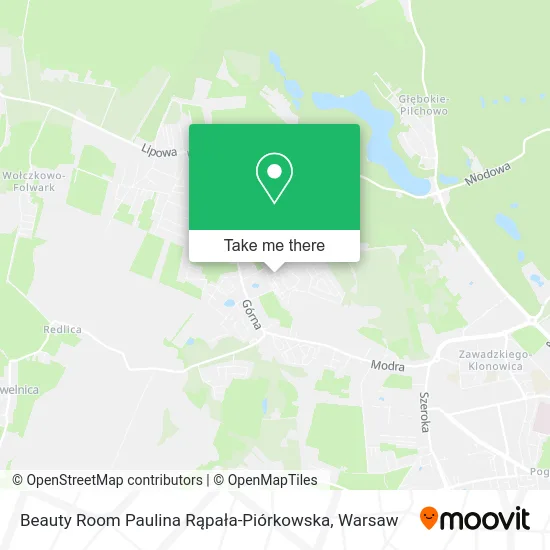 Beauty Room Paulina Rąpała-Piórkowska map