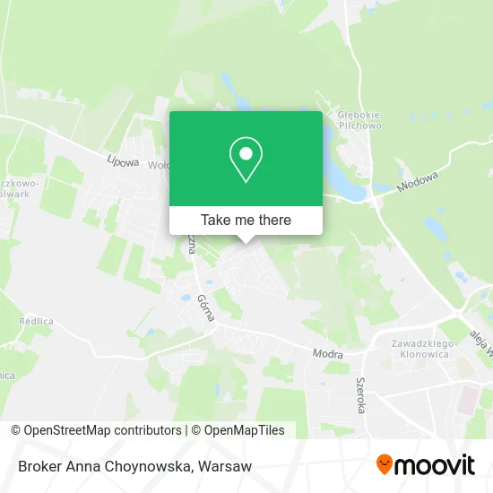 Broker Anna Choynowska map