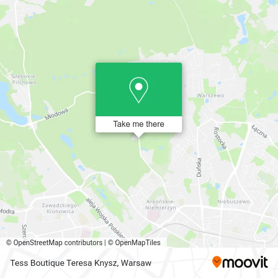 Карта Tess Boutique Teresa Knysz