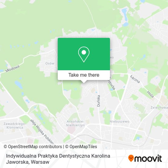 Indywidualna Praktyka Dentystyczna Karolina Jaworska map