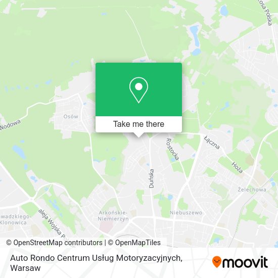 Auto Rondo Centrum Usług Motoryzacyjnych map