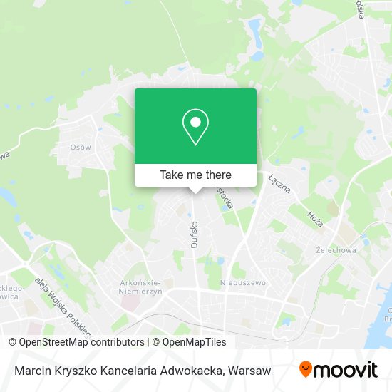 Marcin Kryszko Kancelaria Adwokacka map