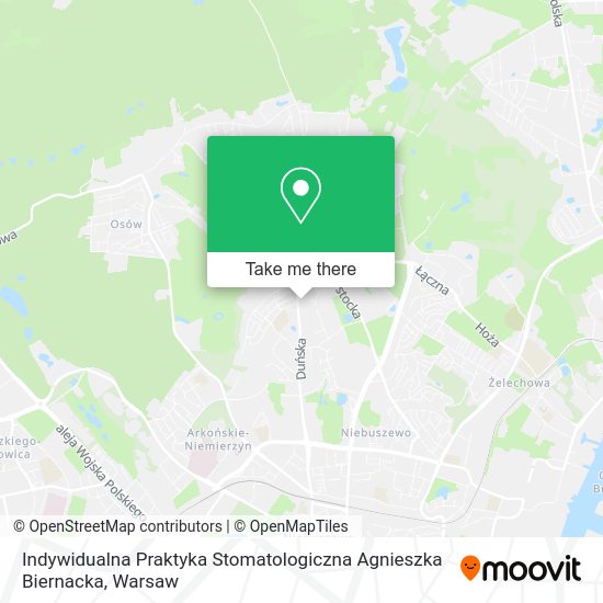 Indywidualna Praktyka Stomatologiczna Agnieszka Biernacka map