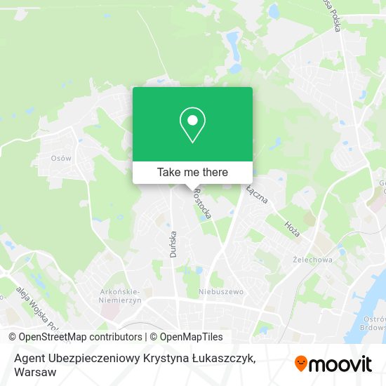 Agent Ubezpieczeniowy Krystyna Łukaszczyk map