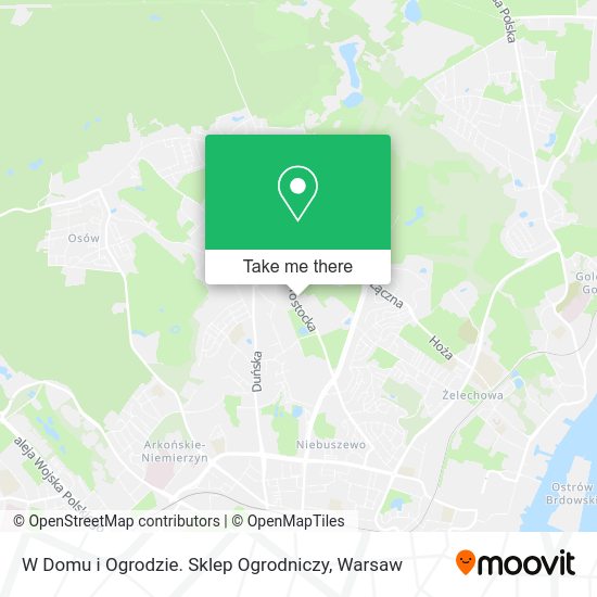 W Domu i Ogrodzie. Sklep Ogrodniczy map