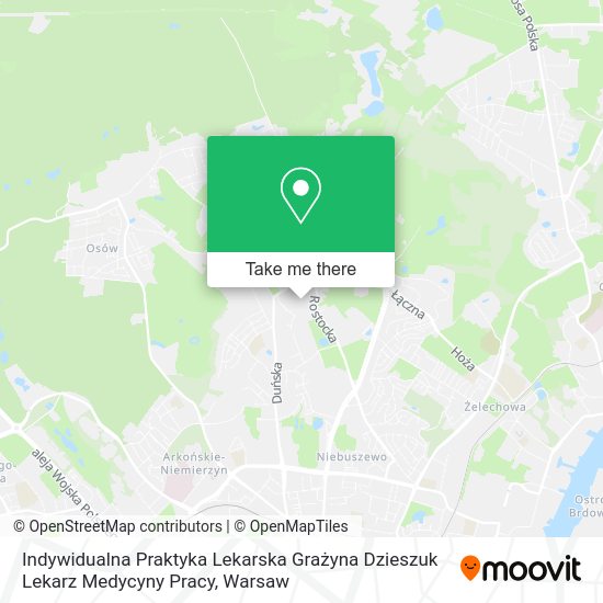 Indywidualna Praktyka Lekarska Grażyna Dzieszuk Lekarz Medycyny Pracy map