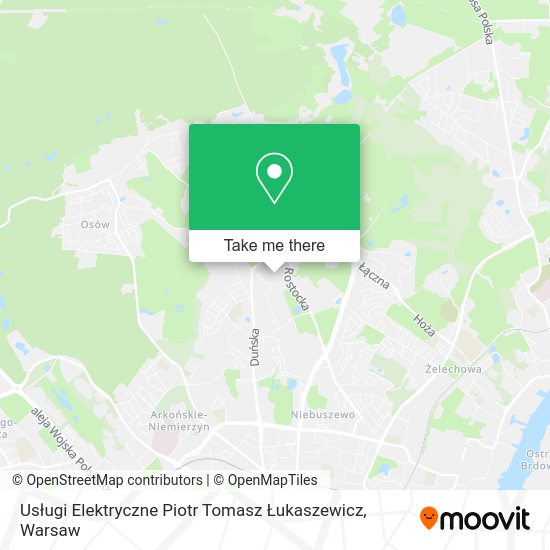 Usługi Elektryczne Piotr Tomasz Łukaszewicz map