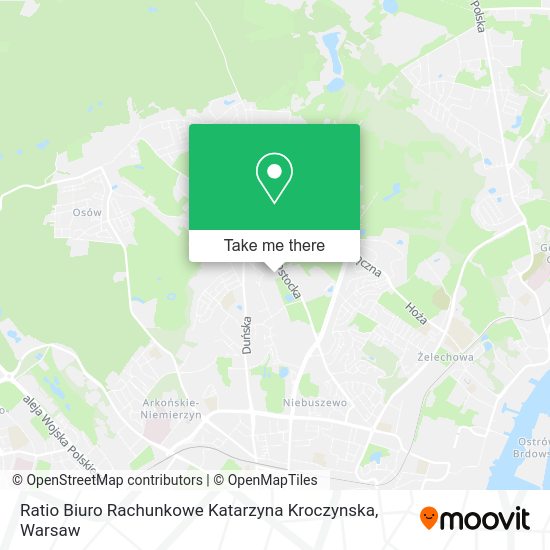 Ratio Biuro Rachunkowe Katarzyna Kroczynska map