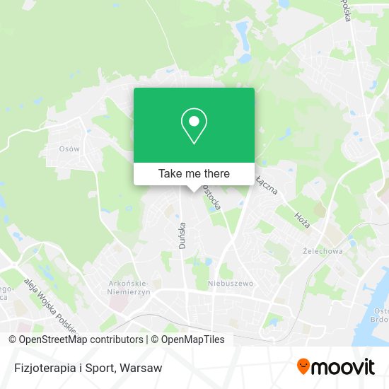 Fizjoterapia i Sport map