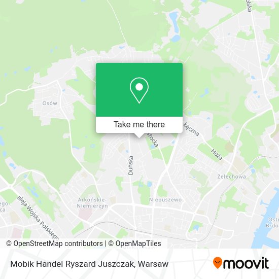 Mobik Handel Ryszard Juszczak map