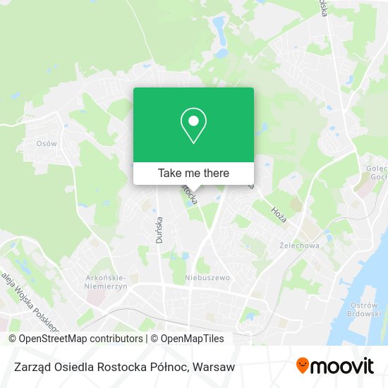 Zarząd Osiedla Rostocka Północ map