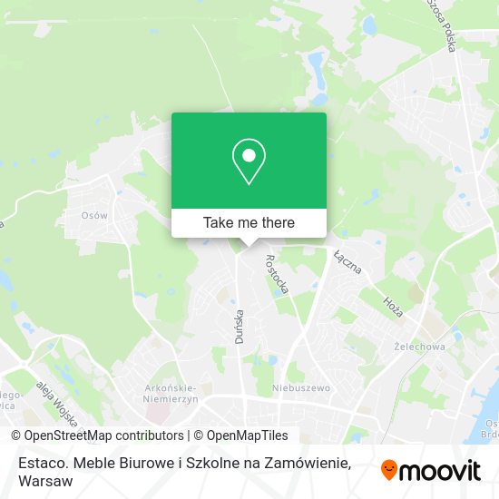 Карта Estaco. Meble Biurowe i Szkolne na Zamówienie