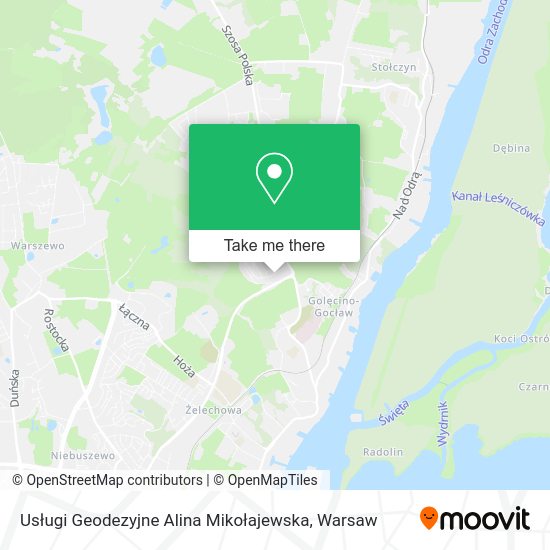 Usługi Geodezyjne Alina Mikołajewska map