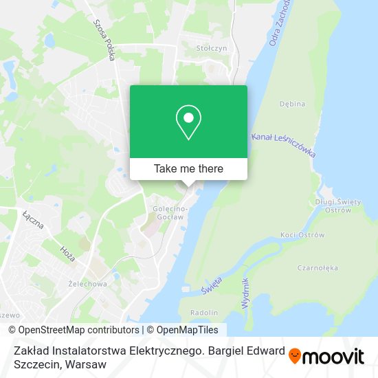 Zakład Instalatorstwa Elektrycznego. Bargiel Edward Szczecin map