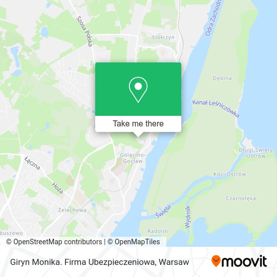 Giryn Monika. Firma Ubezpieczeniowa map