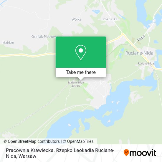 Pracownia Krawiecka. Rzepko Leokadia Ruciane-Nida map