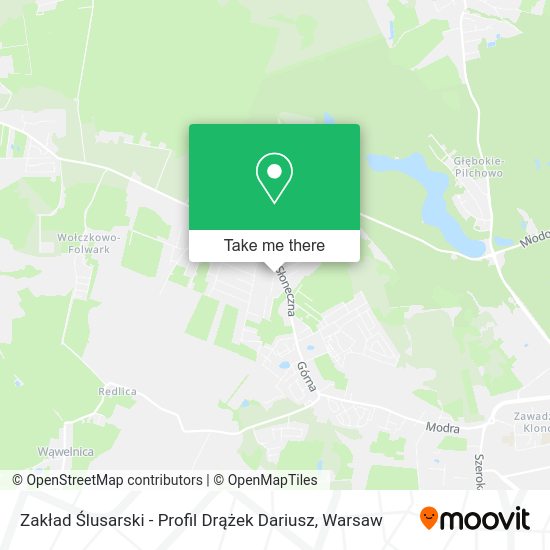 Zakład Ślusarski - Profil Drążek Dariusz map