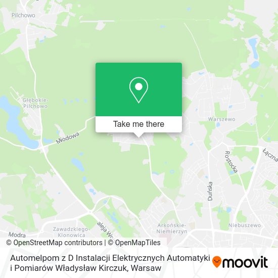 Automelpom z D Instalacji Elektrycznych Automatyki i Pomiarów Władysław Kirczuk map