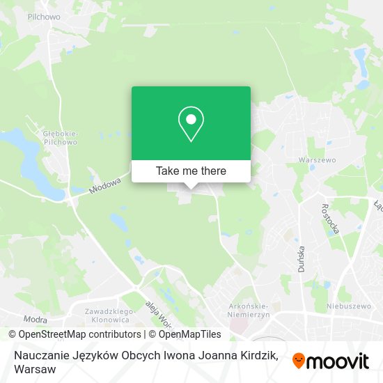 Nauczanie Języków Obcych Iwona Joanna Kirdzik map