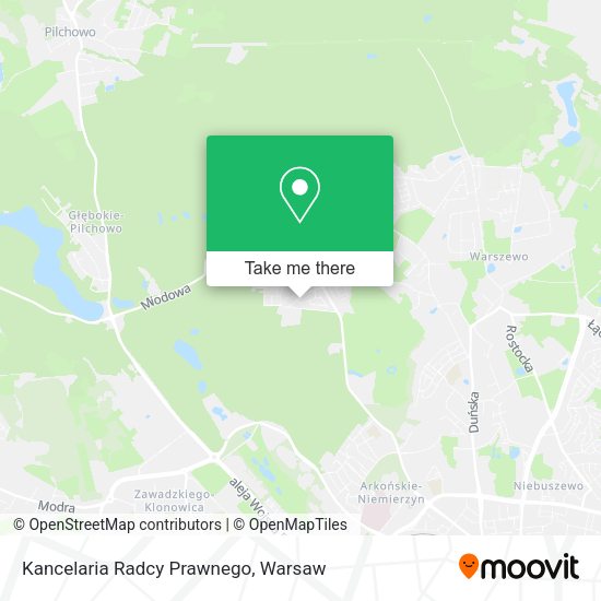 Kancelaria Radcy Prawnego map