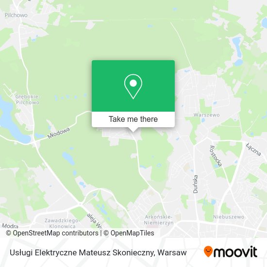 Usługi Elektryczne Mateusz Skonieczny map