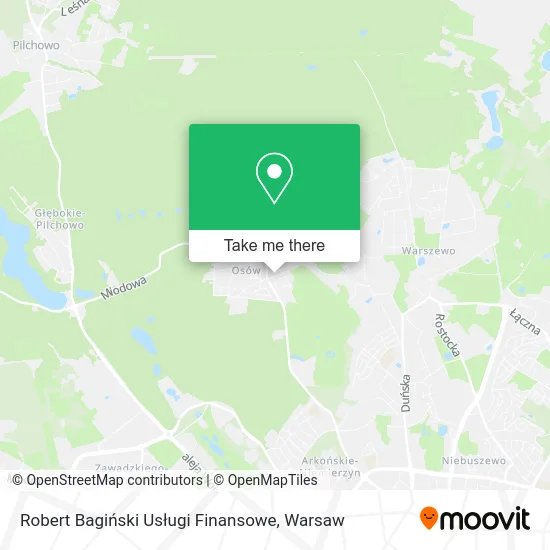 Карта Robert Bagiński Usługi Finansowe