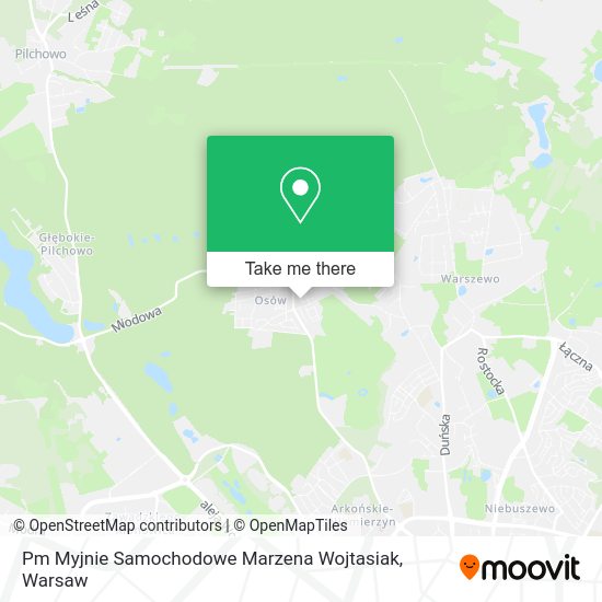 Pm Myjnie Samochodowe Marzena Wojtasiak map