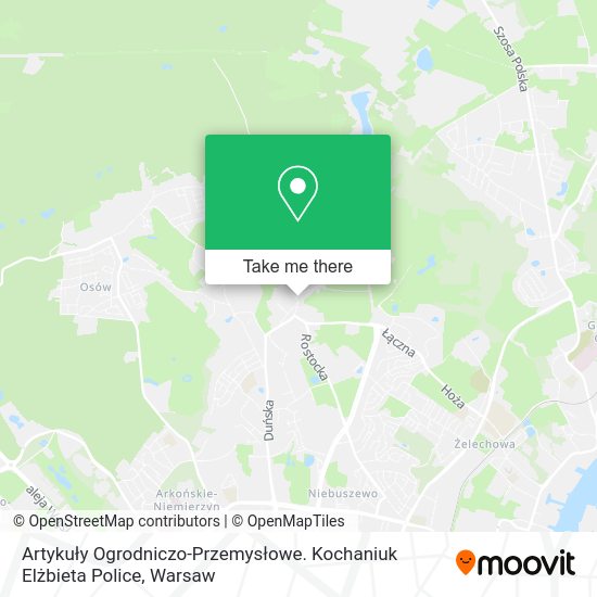 Artykuły Ogrodniczo-Przemysłowe. Kochaniuk Elżbieta Police map