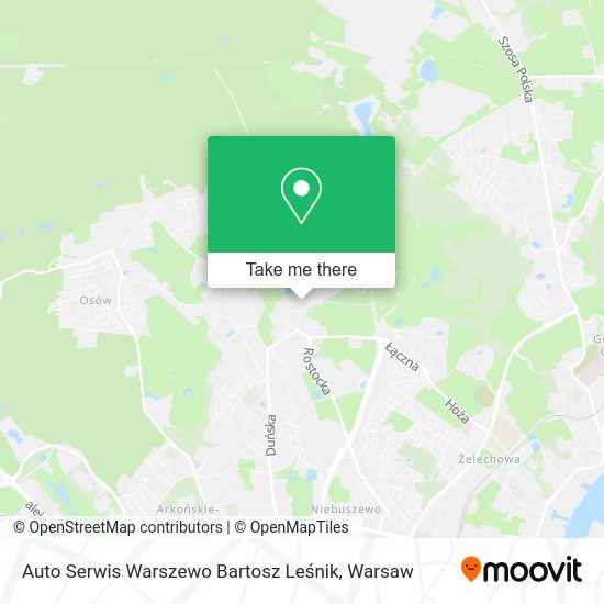 Карта Auto Serwis Warszewo Bartosz Leśnik