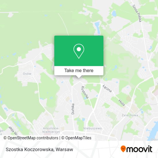 Szostka Koczorowska map