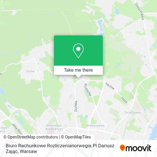 Biuro Rachunkowe Rozliczenianorwegia.Pl Dariusz Zając map