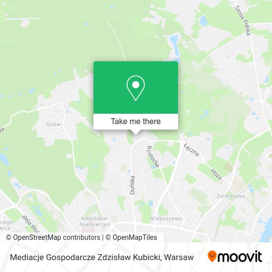 Mediacje Gospodarcze Zdzisław Kubicki map