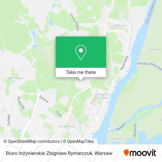 Карта Biuro Inżynierskie Zbigniew Rymarczuk