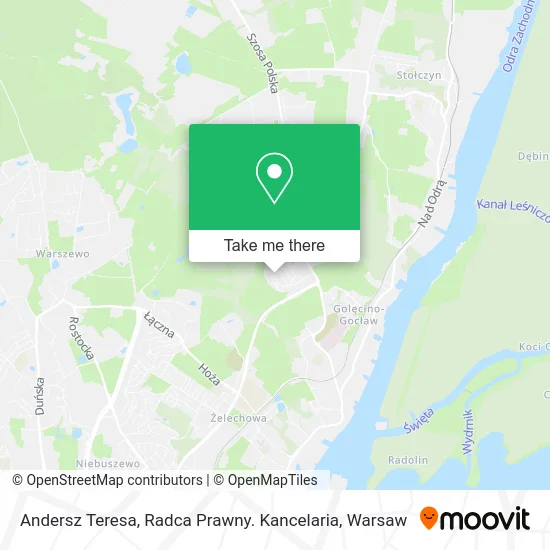 Карта Andersz Teresa, Radca Prawny. Kancelaria