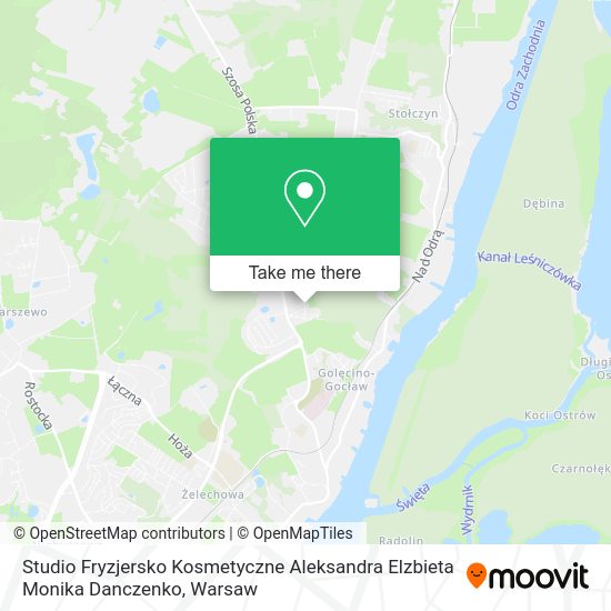 Studio Fryzjersko Kosmetyczne Aleksandra Elzbieta Monika Danczenko map