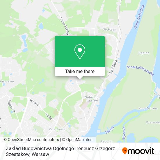 Zakład Budownictwa Ogólnego Ireneusz Grzegorz Szestakow map