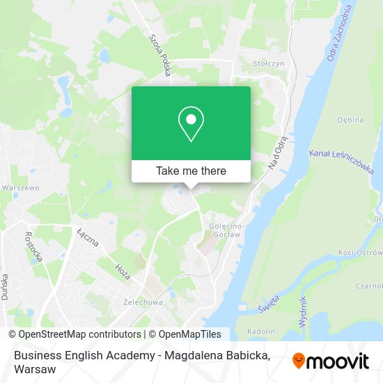 Business English Academy - Magdalena Babicka map