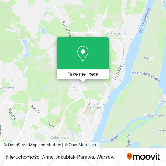 Nieruchomości Anna Jakubiak-Parawa map