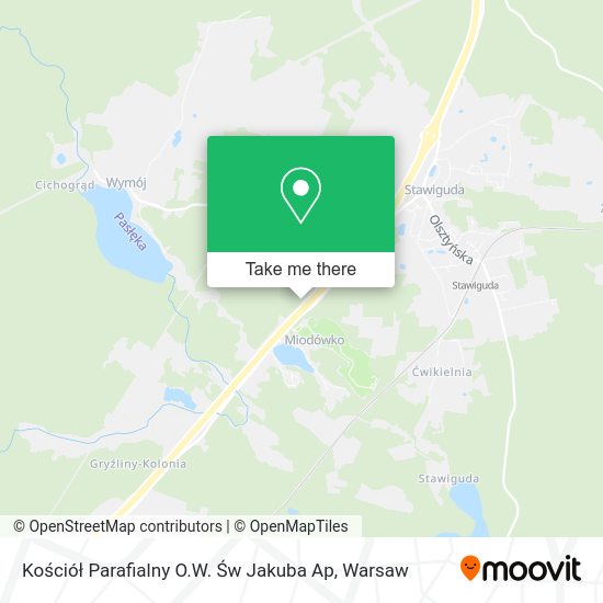 Kościół Parafialny O.W. Św Jakuba Ap map