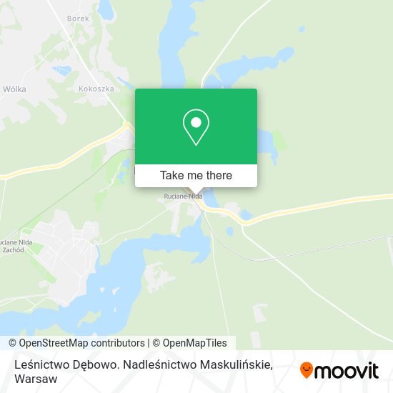 Leśnictwo Dębowo. Nadleśnictwo Maskulińskie map