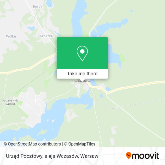 Urząd Pocztowy, aleja Wczasów map